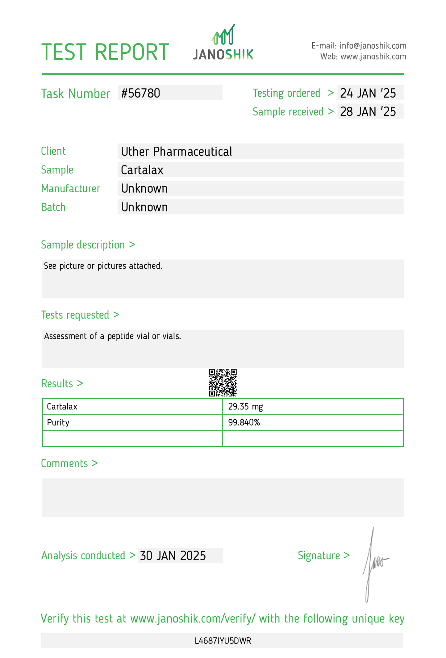 Cartalax 20mg