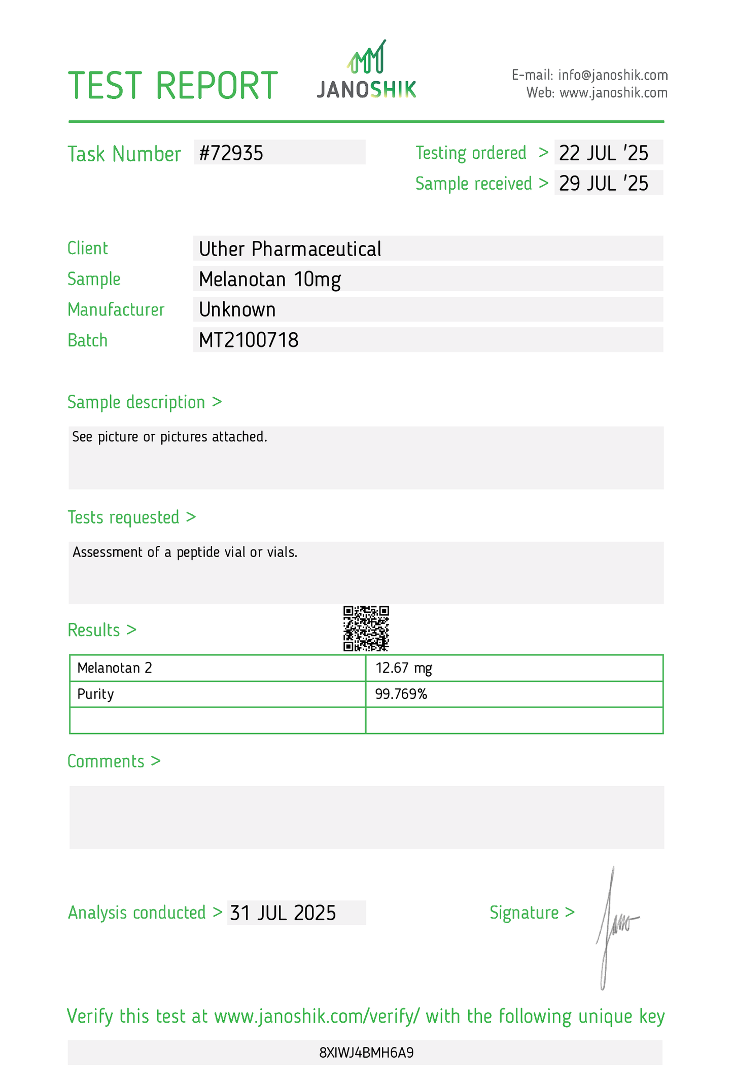 Melanotan 2 10mg